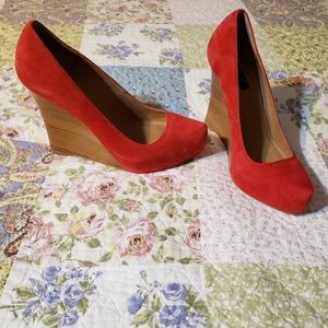 Ann Taylor Red Wedge